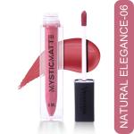 veloxveda MysticMatte Water & Smudge-Proof Lipstick | Enriched with Vitamin E & Jojoba Oil (NATURAL ELEGANCE) 5 ml