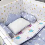 Tiny Snooze Cot Bedding Set - Sky is the Limit