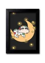 Blue Nexus Shinchan Wall Poster with Wall Frame Room Art Painting Collection A4 size 10x13