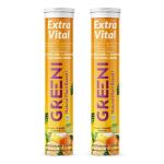 Greeni Extra Vital Helps In Power Booster|Peak Vitality|Aspire to Performance|Extra Energy (Pack of 2, 30 Tablets)