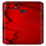 Wrap Craft Fancy Sticker Printed Multicolor Back Skin High Quality Premium Protected Mobile Skin For Realme C12 Multi Colour Stickers Vinyl Material 100% Removable(REALME C12-342 )