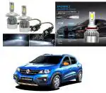 Feelitson White Car C6 H4 Compact Design 36W/3800Lm Led Headlight For Renault Kwid Climber (Pack Of 2)