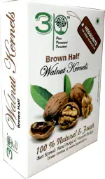 3P Kashmiri Amber Brown Walnut Kernels 200gm