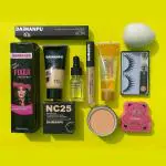 DAIMANPU Waterproof Skin Friendly Face Makeup Combo Kit for Girls (Pack of 10)