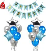 FANEX Solid Paper Happy Birthday Decoration Kit
