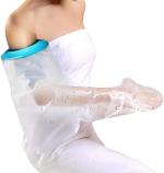 Fedora Empire Waterproof Arm Cast Cover For Shower And Bath Arm Support Hand Support Hand Support (White)