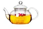 Ez Life Transparent Glass Tea Pot Kettle