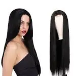 .Samyak Hair Wig For Women & Girls Long Synthetic Cosplay Halloween Natural Party Straight Hair Wigs With Free Wig Cap
