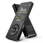 Ruizu X02 8 GB Ultra Slim MP3 Music Player With FM Radio, Voice Recorder, Video Play, Text Reading, 80 Hours Playback Support Up To 128 GB (Black)