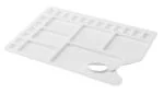 Kebica Stationery White Acrylic 24 Slots Paint Mixing Palette