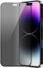 ATC Full Black Privacy Edge To Edge Tempered Glass For Apple Iphone 14 Pro Max