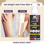 BEAUT-ERA Hair Removal Spray for Men Painless Full Body Hair Removal Spray for Chest, Back, Legs, Under Arms & Intimate Area Easy To Use Quick Result Hair Remover Spray - 100ml