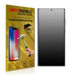 FCS PET Matte Screen Protector for Samsung Galaxy S22 Ultra 5G | Self Healing Flexible Matte Unbreakable Soft Hydrogel Film Anti-Scratch Matte Screen Guard | Front Matte