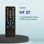 RESORB Remote Control Compatible for Philips SPA7000B/94 90 W & SPA6700B/94 Home Theatre (Black)