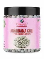Dhawak Anardana Goli Churan 400 gms Anardana Drops Pachak for Digestion churan goli Mouth Freshener, Mukhwas Pomegranate Candy (Jar Pack)
