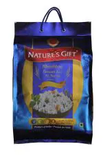Nature's Gift Khushboo Basmati Rice| Fluffy Long Grain Rice| 5 Kg