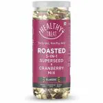 Healthy Treat Roasted 5 in 1 Super Mixed Seeds with Cranberry Dried 150gm | Roasted Seeds Mix for eating | High Protein Snacks | Mixed Seeds for Weight Loss | Nutritious Roasted Super Seed Mix with Cranberry | A Delicious and Healthy Snack | Diet Food