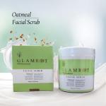 Glamroot Oatmeal Face Scrub with Almond & Jojoba oil for Instant Glowing & Even Tone Skin.