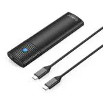 ORICO Aluminum M.2 NVMe SSD Enclosure, 10Gbps USB C Adapter, USB 3.2 M.2 NVMe Reader- Black