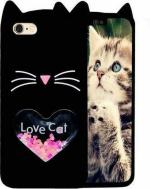 Aviaaz Apple iPhone 5c 3D Black Rubber Back Cover