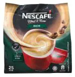 Nestle Nescafe 3 In 1 Rich Blend & Brew Instant Coffee (25 Sticks) Made From Premium Quality Beans Food Library The Magic of Nature