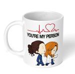 Akipi Grey's Anatomy Tv Show You Are My Person Ceramic Coffee Mug