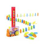 Phce Domino Train Car Set Sound Light Automatic Laying Brick Colorful Children Educational Train Toy
