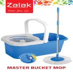 Zalak master bucket Mop 360 rotation micro Refil wheels on the bottom for easy locomotion easy operation with Mop Set