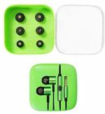 Immutal Earphone Wired Headset (Green, In the Ear)