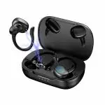 Newly Launched EDYELL Overhook C12 True Wireless Earbuds/Earphones/in-Ear TWS Stereo Headphones with Advanced Bluetooth V5.1 IPX7 Trusted Waterproof Extra-Long Playtime, Built-in Mic with Deep Bass for Sports and Workout