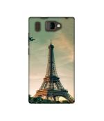 Casotec Eiffel Tower Beautiful Cityscape Design Printed Silicon Soft TPU Back Case Cover for Panasonic P66 Mega