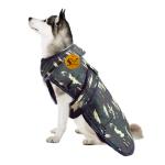 Sage Square Premium Dog Winter Ultra Warm Camouflage Army Coat Thicker Fleece Dog Hoodie Vest for Cold Weather (1 Piece) (12Inch (Small))