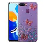 SROCK Back Case Cover for Oppo F9, F9 Pro, Realme 2, Realme 2 Pro, Realme U1, Oppo A5s, A12 Back Case Cover for Girls | Sparkle Glitter | Stylish | Designer | for Ladies Women Back Case Cover- Purple