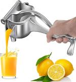 Whinsy Lime Juicer Hand Press Juicer, Juicer Instant, Orange Juicer, Handle Juicer (Silver)