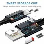 Wayona Nylon Braided USB to Lightning Fast Charging and Data Sync Cable Compatible for iPhone 13, 12,11, X, 8, 7, 6, 5, iPad Air, Pro, Mini (0.25M, Black)