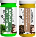 Park Daniel Pure And Natural Indigo Leaf Powder And Jatamansi Powder, 100 G Each (Combo Of 2) |Hair Care|Dandruff Control hair Powder|Healthy Strong Hair Mask