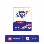 Little Angel Easy Dry Pull-up Diaper Pants NB/XS Size, up to 5 kgs - New Born (36 Pieces)