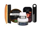 Sheppits Premium Shoe Shiner (Neutral), Shoe Polish (Brown), Shoe Horn (Black), Wooden Shoe Brush, & Shoe Cream (Natural) Combo | Shoe Care Kit