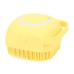 DHYANI Silicone Bath Brush Shower Brush with Soap Dispenser for Deep Cleaning and Massage