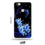 Tweakymod Printed Flowers Back Cover For Vivo V7 Plus