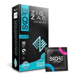 Skore Zigzag Condom| 10 pieces| Pack of 2