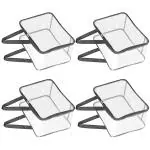 pristu Transparent Multipurpose Storage Bag for Wardrobe | Transparent Saree Covers | Large Plastic Storage Bag | PVC Packing Organizer - 40x32x22 cm (04)