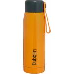 Dubblin Tulip Premium Stainless Steel Double Wall Vacuum Insulated BPA Free Water Bottle, Sports Thermos Flask Keeps Hot 6 Hours, Cold 12 Hours (Orange 300 ML)