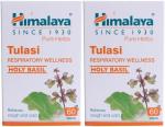 Himalaya Tulasi for Respiratory Wellness (2 Packs, 60 tablets in each Pack)
