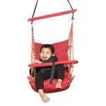 Wishing Clouds Baby Swing for Garden (Piccolo cotton, Red)