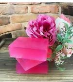 ETHICS ME & MUMMY Honey Red Rose Soap base, 1 kg Transparent soap Base, Pure Organic Handmade Soap Bar, Glycerin Soap For All Skin Type (SLS, SLES and Paraben Free)