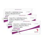 Meditek Medifolate Mouth Dissolving Tablets for Mouth Ulcer, Hair, Nail And Skin Health (30 Tablets)