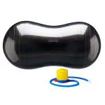 SERVEUTTAM LEOSPORTZ Peanut Stability Gym Aerobic Ball Anti-Burst with 120-150 kg Static Weight Capacity Pump