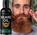 KURAIY Beard Oil 100% Natural Ingredients Growth Oil For Men Beard Grooming Treatment Shiny Smoothing Beard Care
