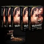 WELCOME Chocolate Flavoured Doted Condom (Pack of 5, 50 Piece)